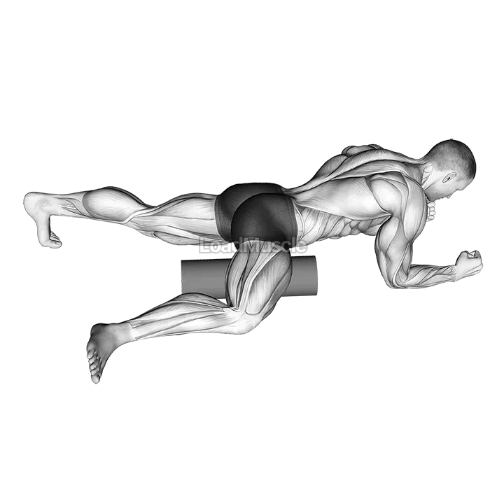 Roll Hip Stretch demonstration