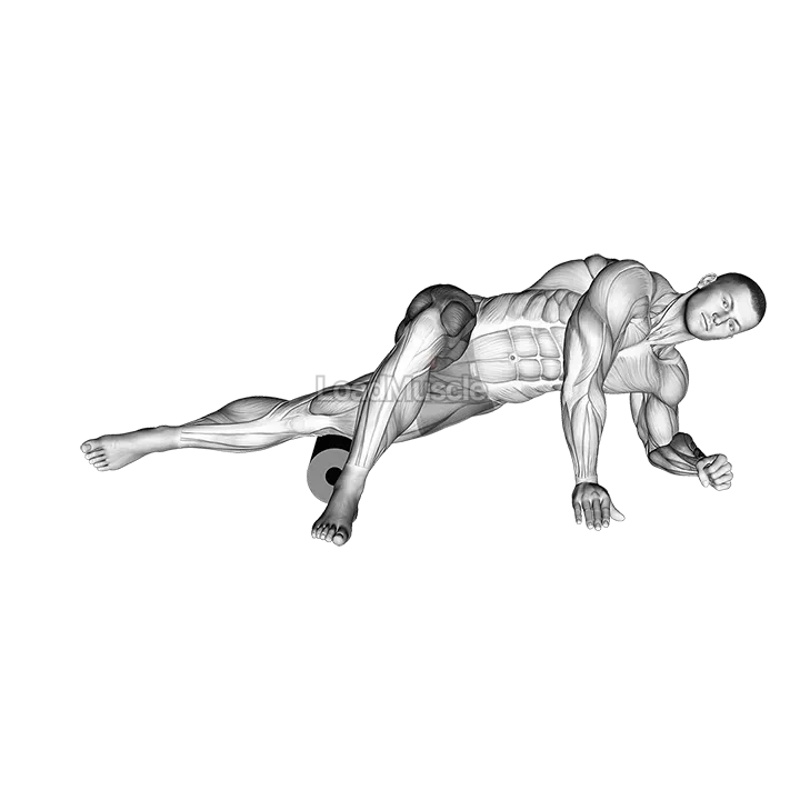 Roll Hip Lat Stretch demonstration