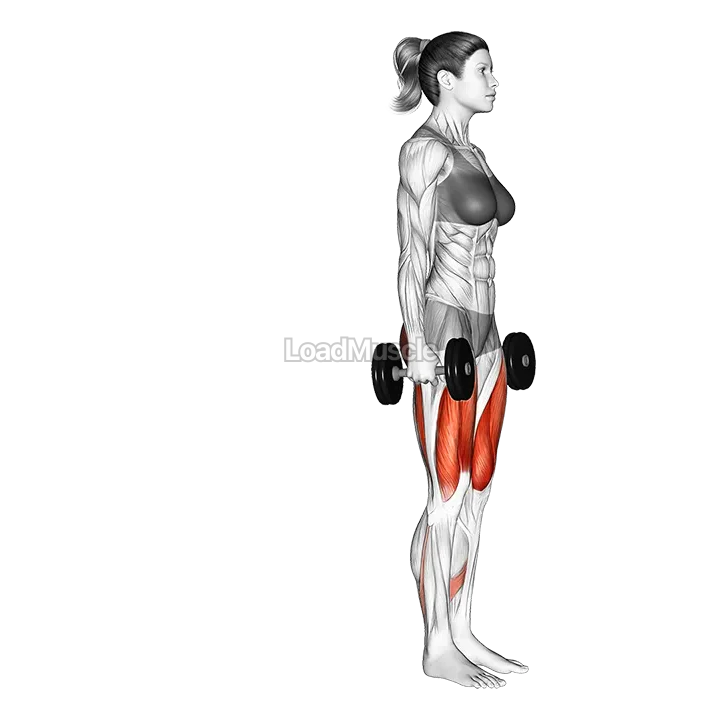 Dumbbell Rear Lunge demonstration