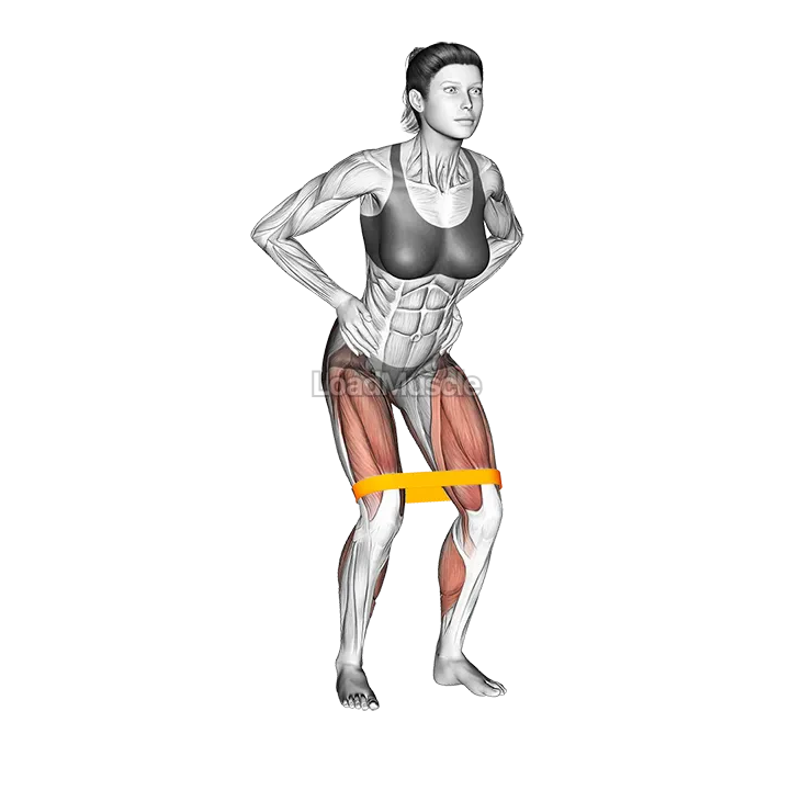 Resistance Band Toe Touch demonstration