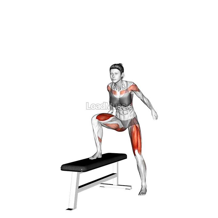 Side Jump Step Up demonstration