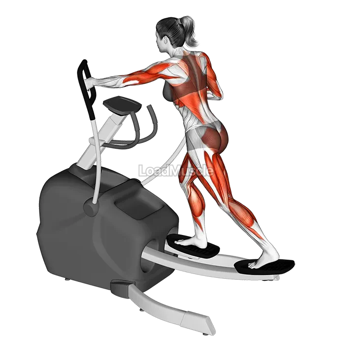 Elliptical Machine Skiing demonstration