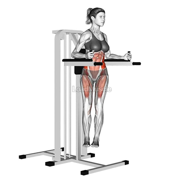 Twisted Leg Raise demonstration