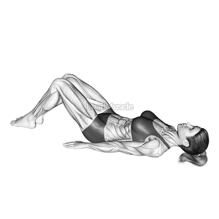 Leg Raise (bent knee) demonstration