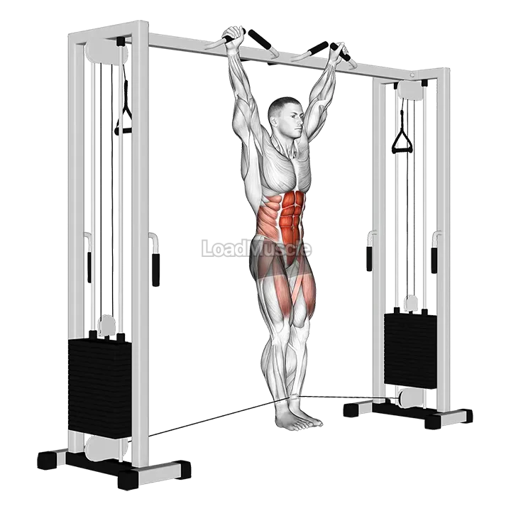 Cable Hanging Leg Raise demonstration