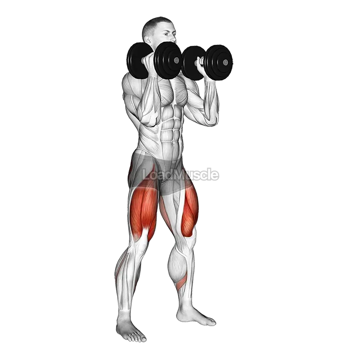 Dumbbell Front Squat demonstration