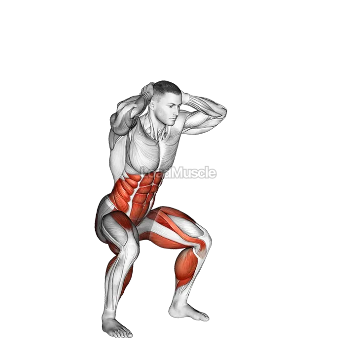 High Knee Squat demonstration