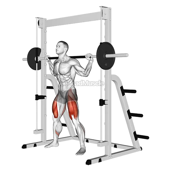 Smith Sumo Squat demonstration