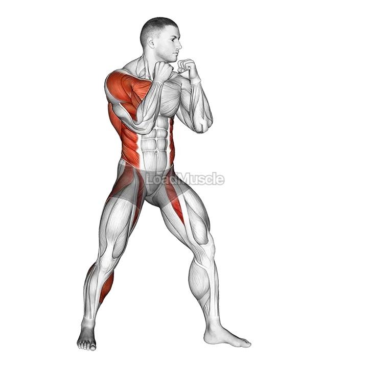 Boxing Right Hook demonstration