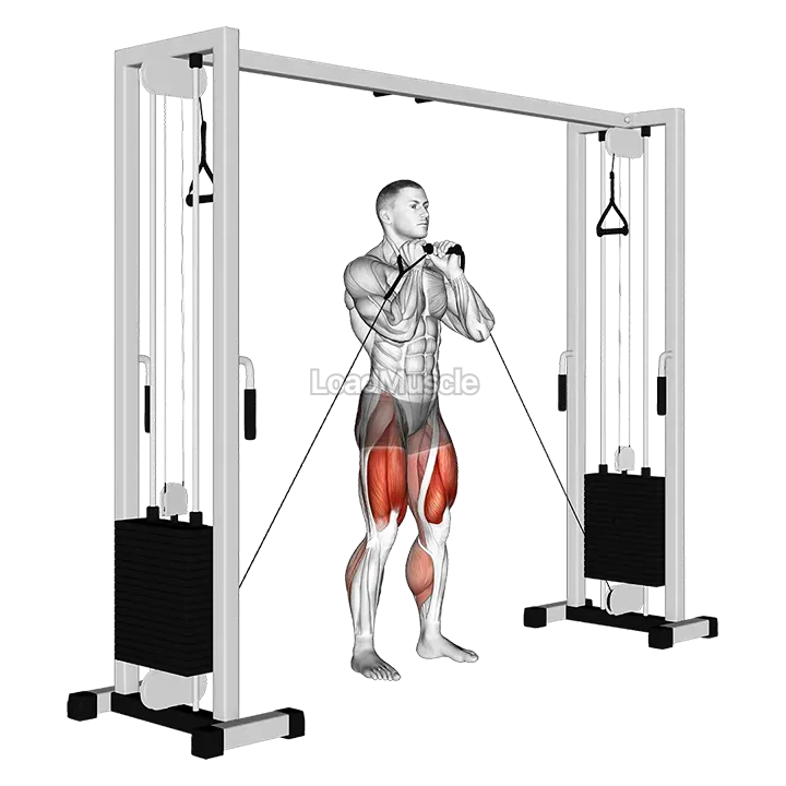Cable Lateral Lunge demonstration