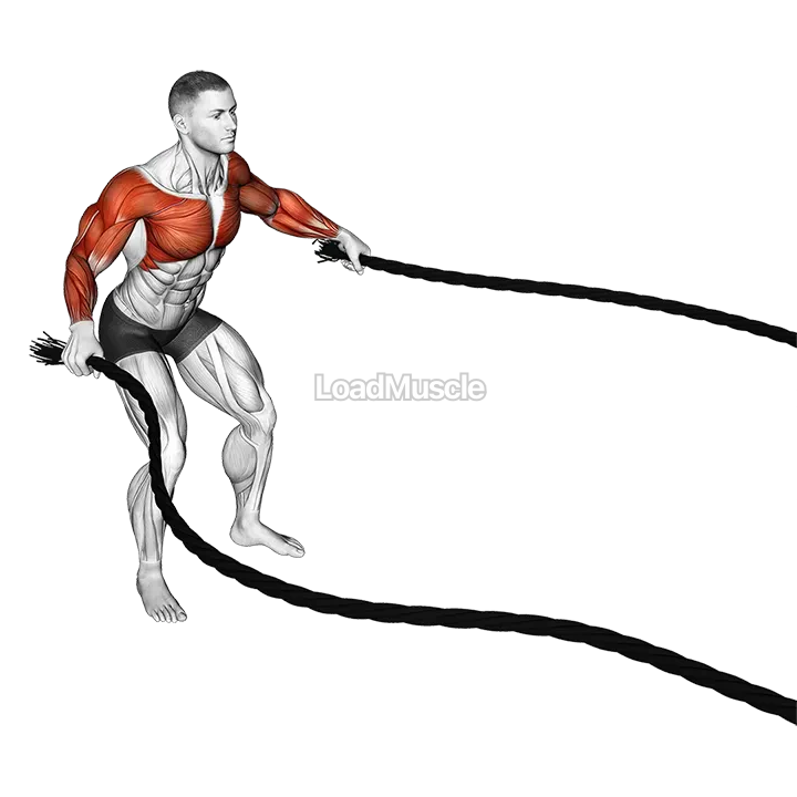 Battling Ropes Fly demonstration