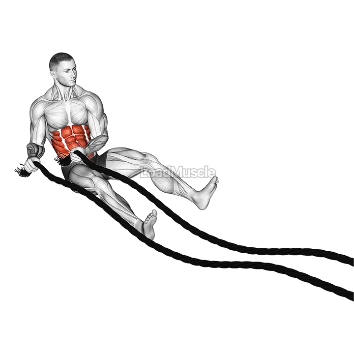 Battling Ropes Russian Twist demonstration