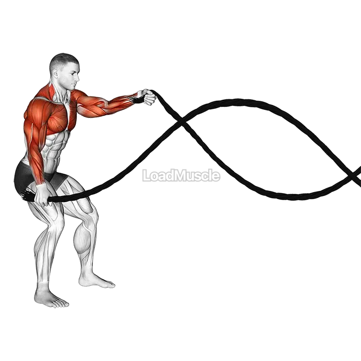 Battling Ropes High Waves demonstration