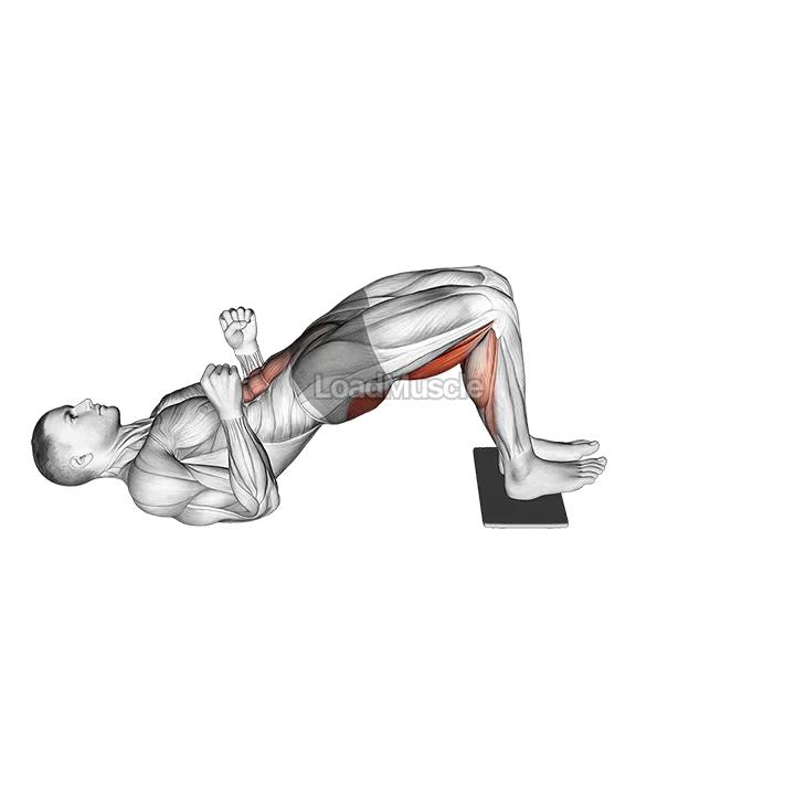 Sliding Leg Curl on Floor with Towel demonstration