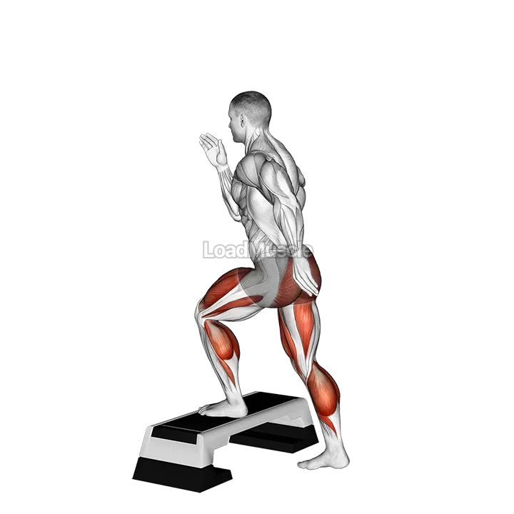 Split Jump to Box demonstration