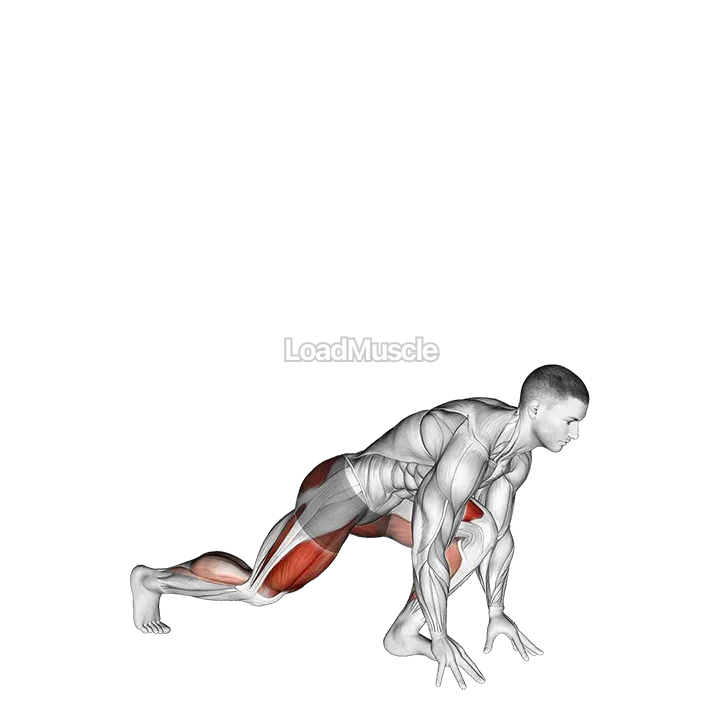 Split Sprinter High Lunge demonstration