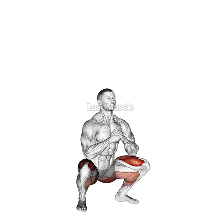 Bodyweight Drop Jump Squat demonstration