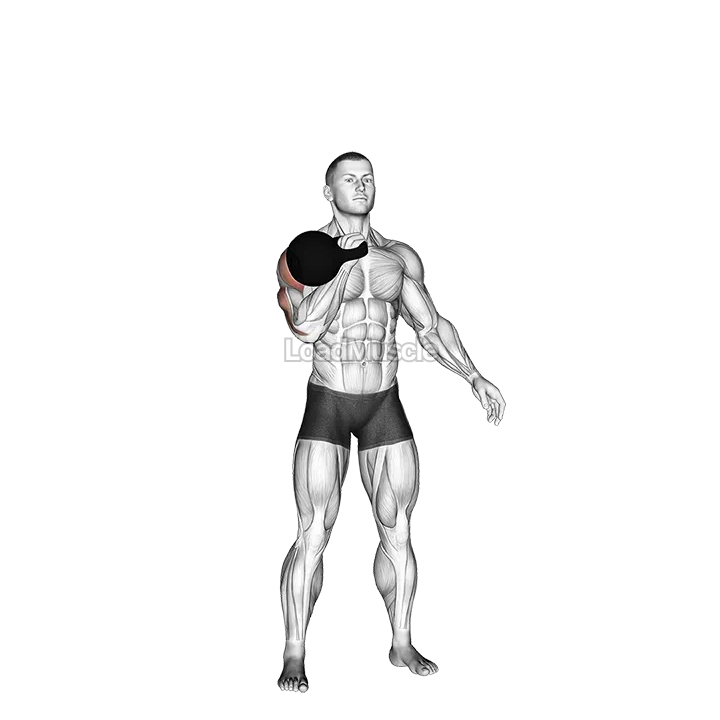 Kettlebell Strict Press demonstration