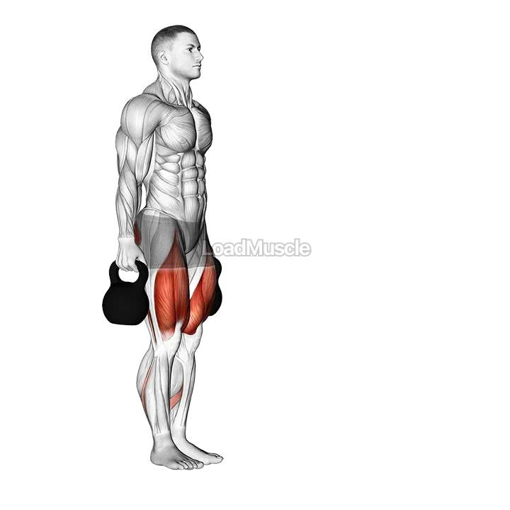 Kettlebell Forward Lunge demonstration