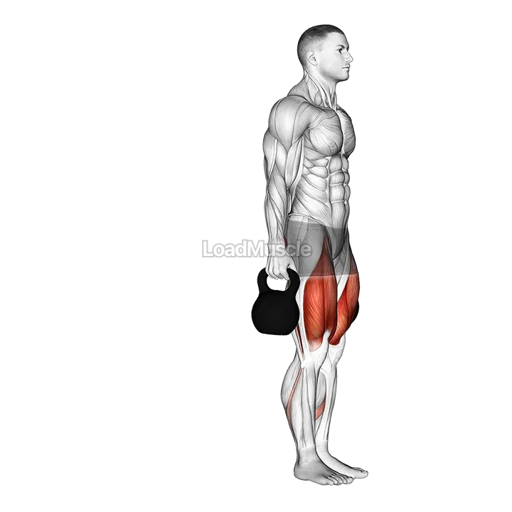 Kettlebell Backward Lunge demonstration