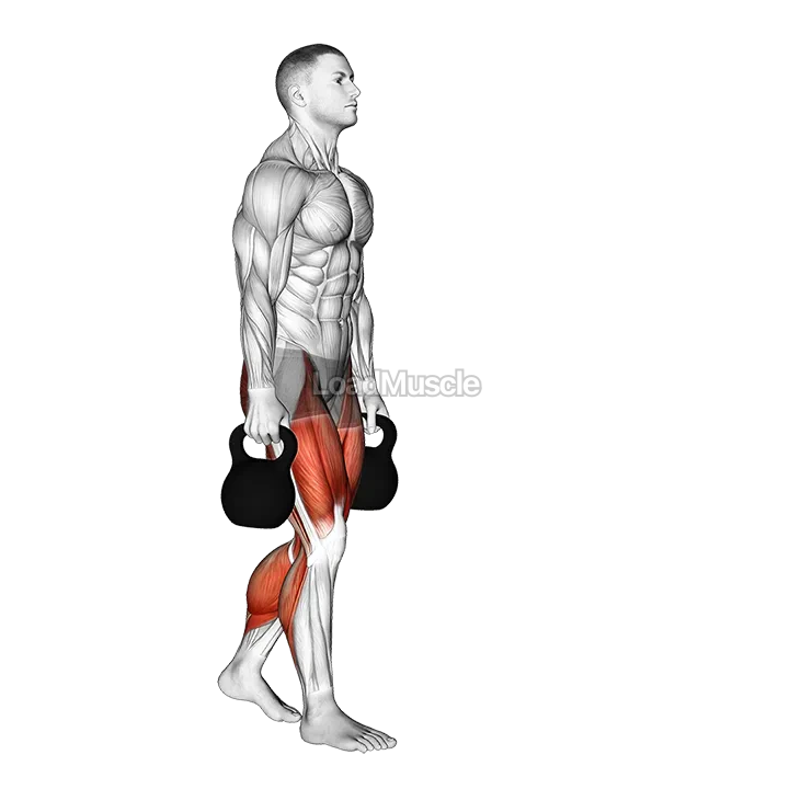 Kettlebell Farmers Carry demonstration