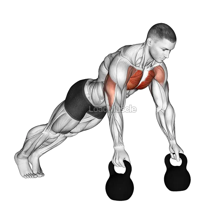 Kettlebell Deep Push Up demonstration