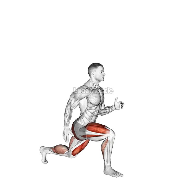 Lunge with Jump demonstration