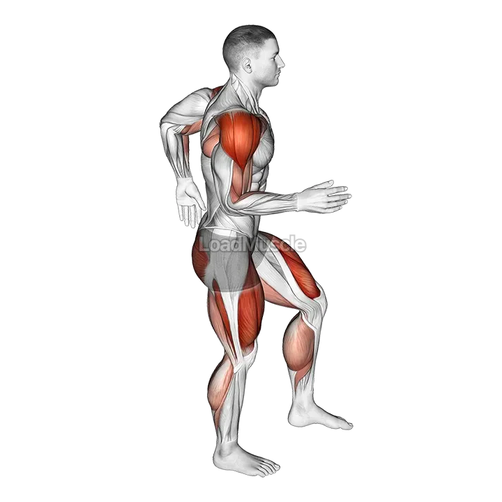 Quickly Trot in place demonstration