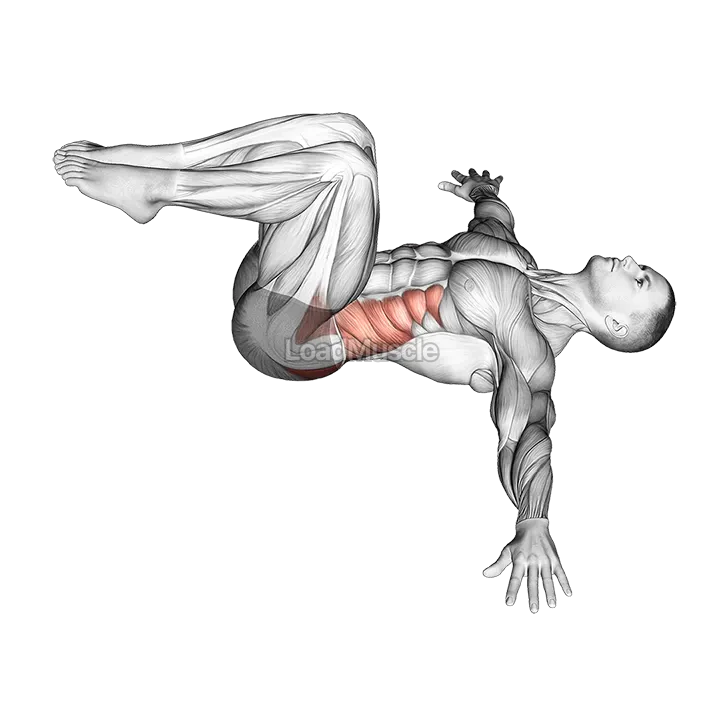 Bent knee Lying Twist demonstration