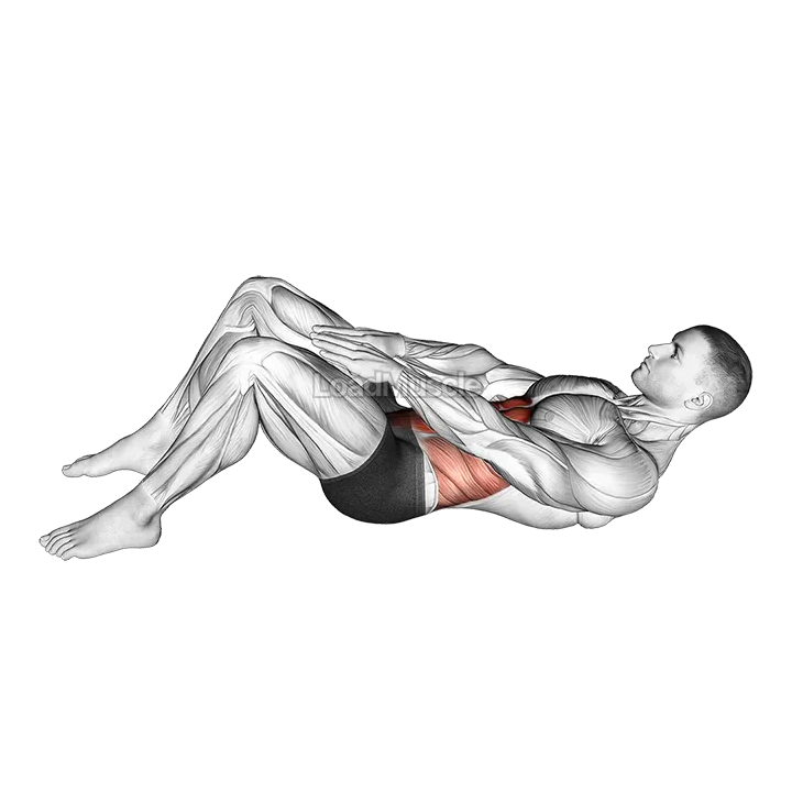 Knee Touch Crunch demonstration