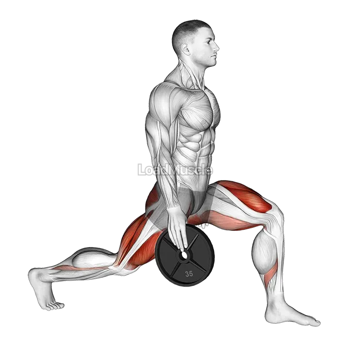 Weighted Stretch Lunge demonstration