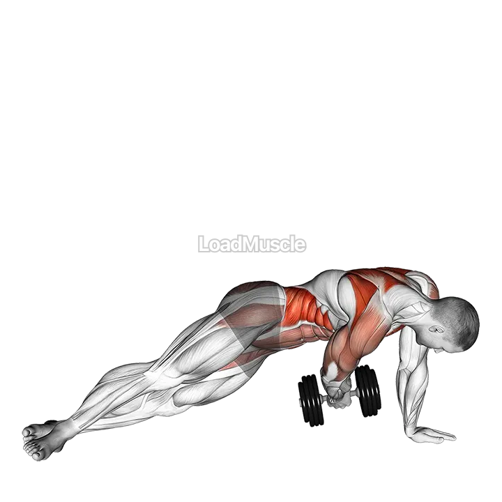 Dumbbell Side Plank with Rear Fly demonstration