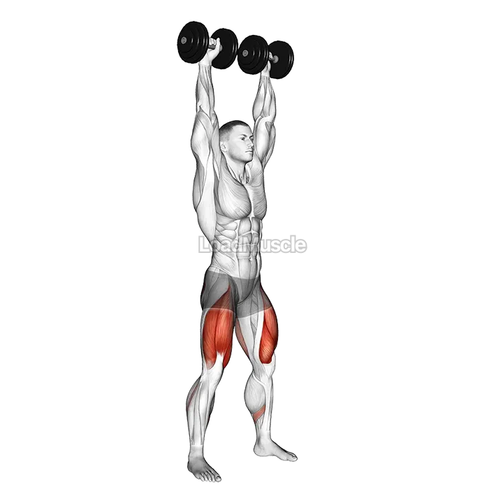 Dumbbell Overhead Squat demonstration