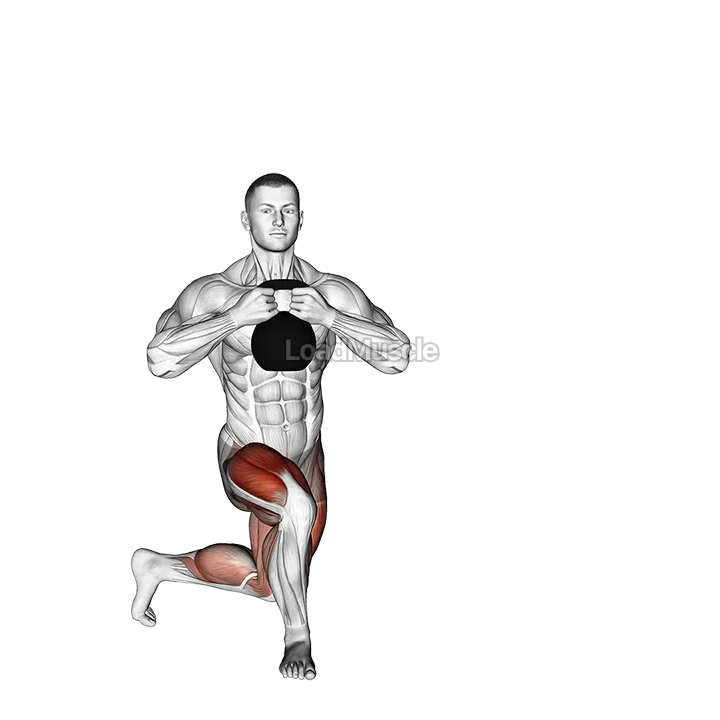 Kettlebell Gobelt Curtsey Lunge demonstration