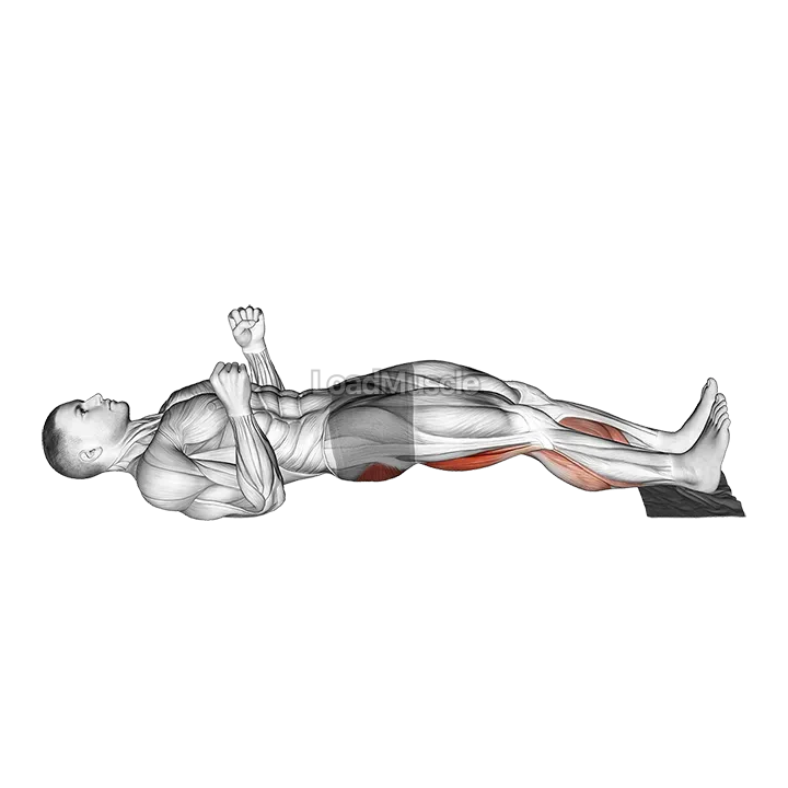 Sliding Leg Curl on Floor with Towel demonstration