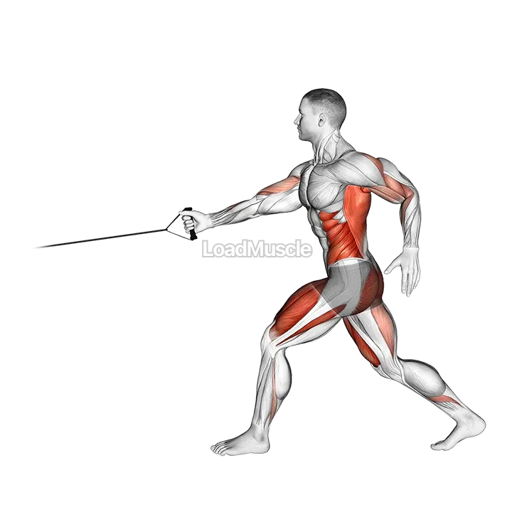 Band Split Jump with Single Arm Row demonstration