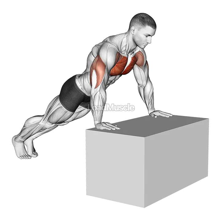 Incline Push-Up (on box) demonstration