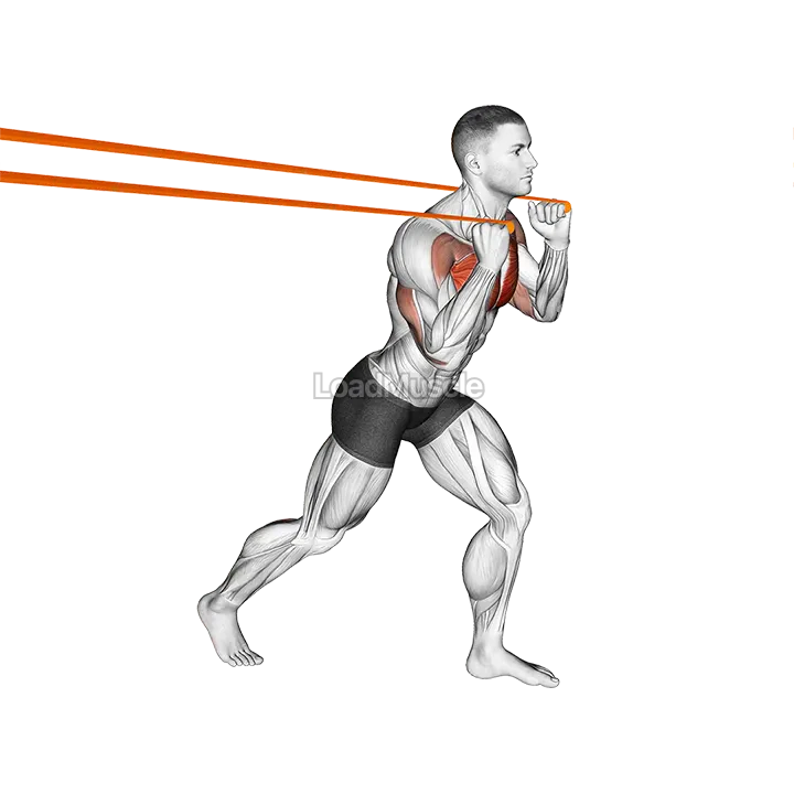 Resistance Band Punch demonstration
