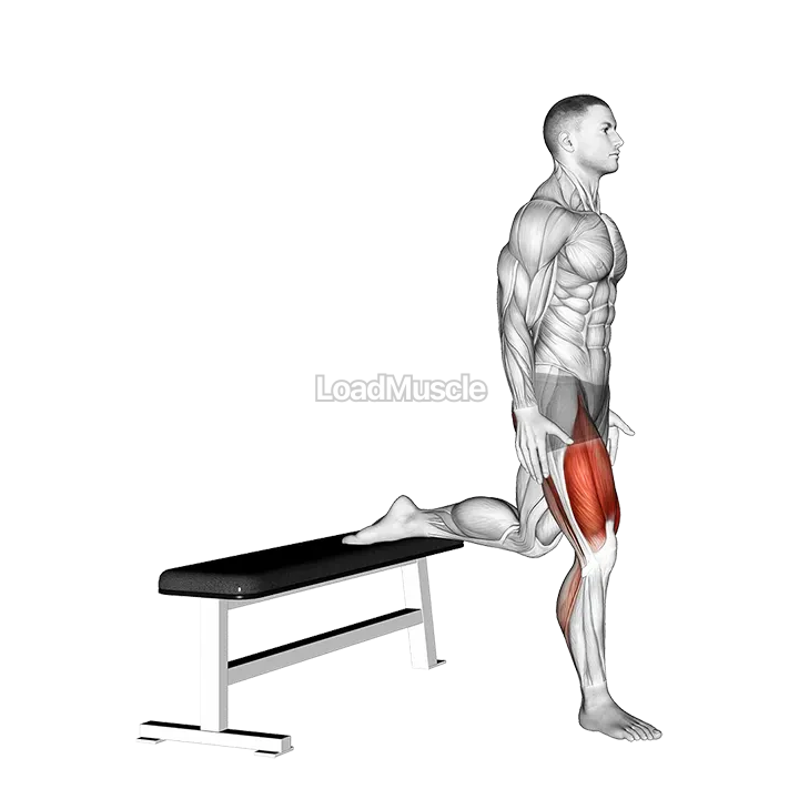 Bulgarian Jump Squat demonstration