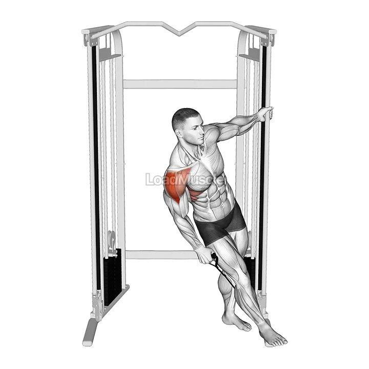 Cable Leaning Lateral Raise demonstration