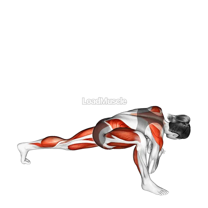 Twist Step Stretch demonstration