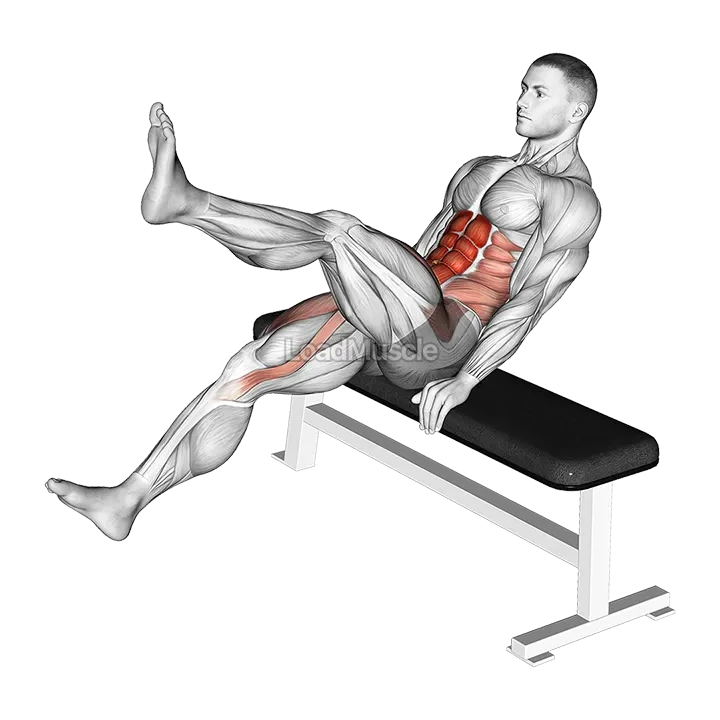 Seated Flutter Kick demonstration