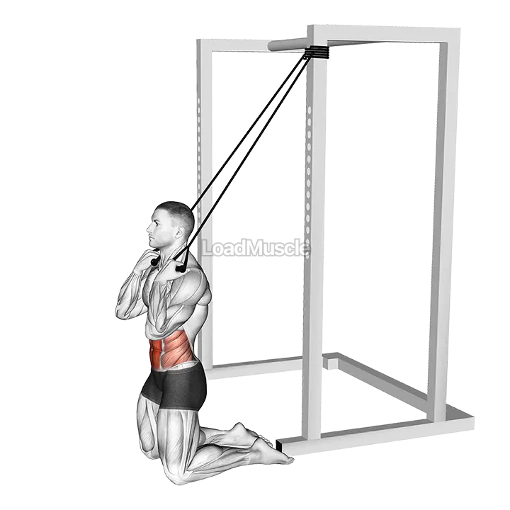 Band Kneeling Crunch demonstration