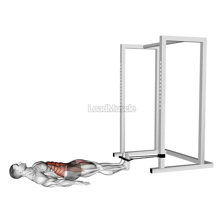 Band Reverse Crunch demonstration