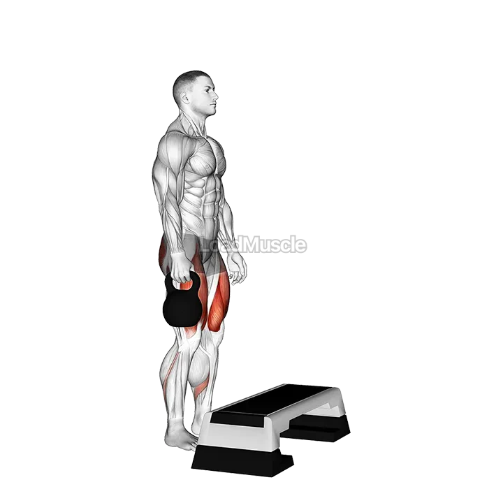 Kettlebell Single Leg Step-Up demonstration