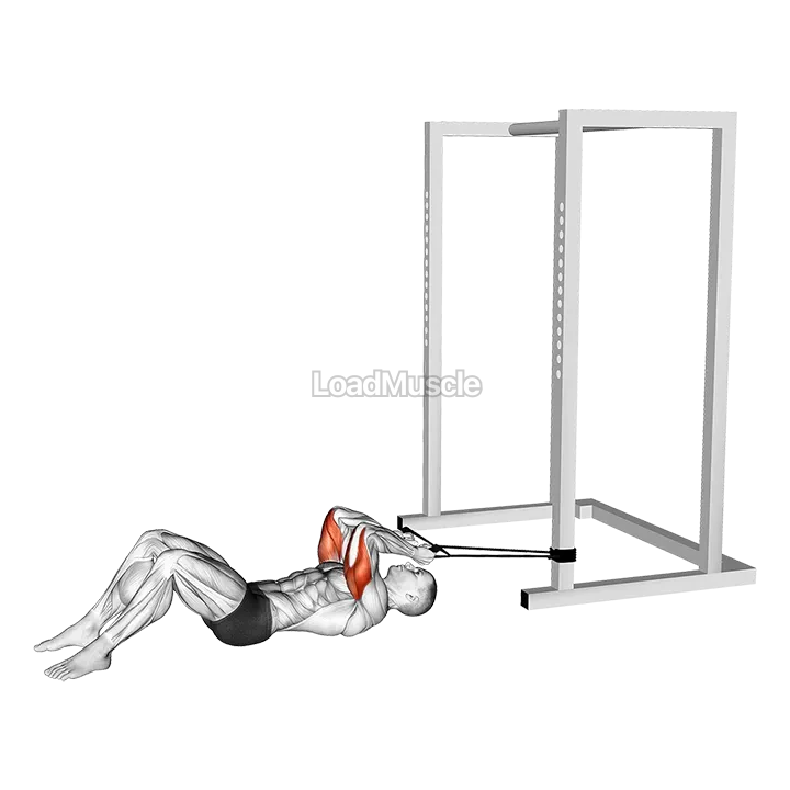 Band Lying Reverse Grip Pressdown demonstration