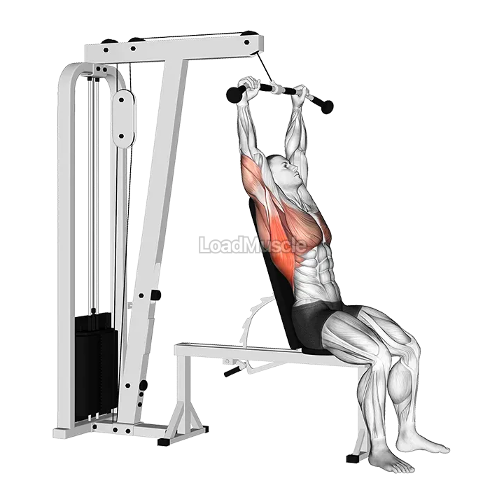 Cable Seated Pullover demonstration