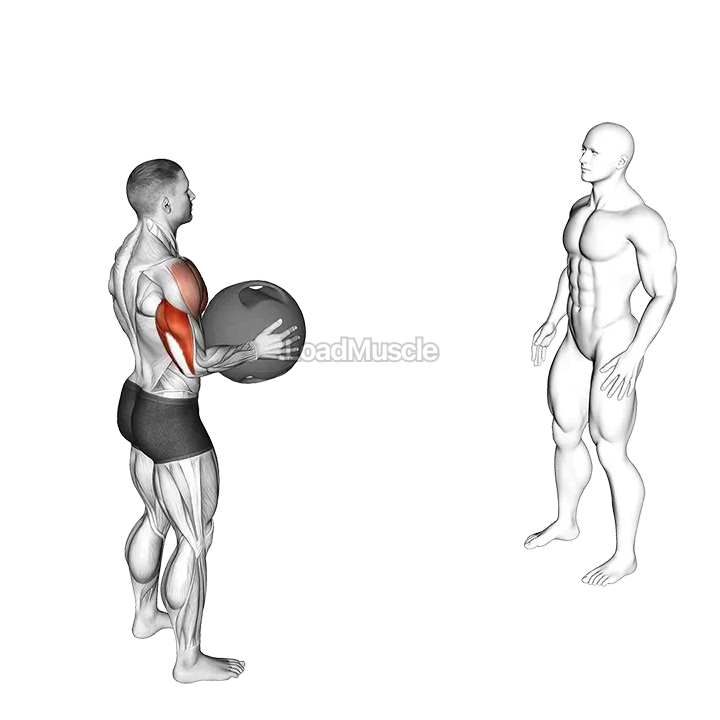 Medicine Ball Overhead Throw demonstration