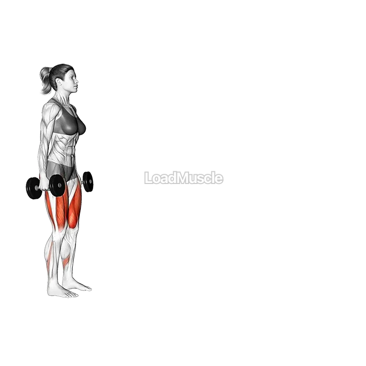 Dumbbell Walking Lunge demonstration
