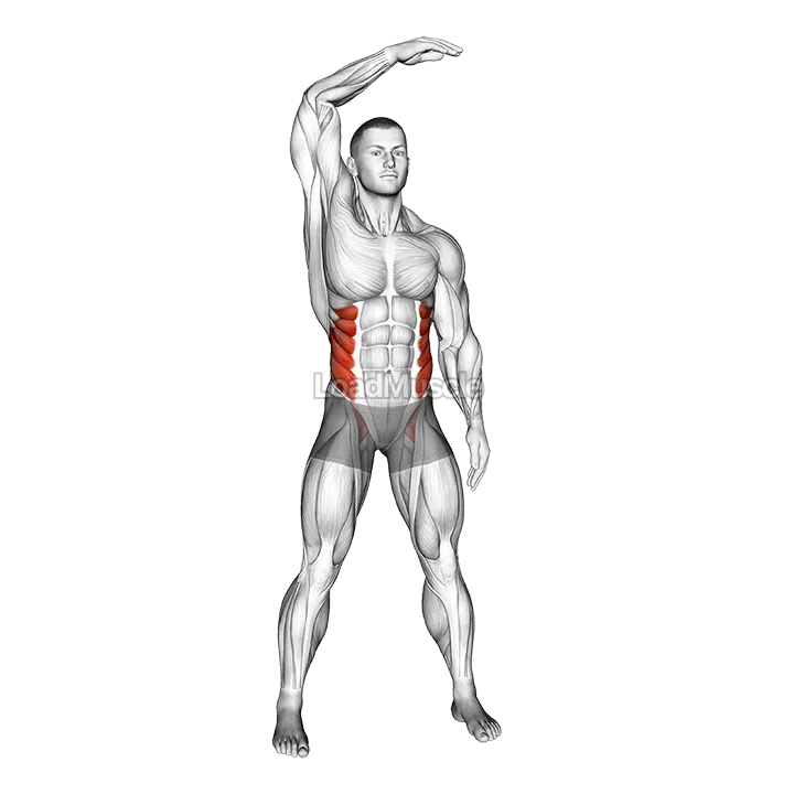 Standing Side Bend (bent arm) demonstration